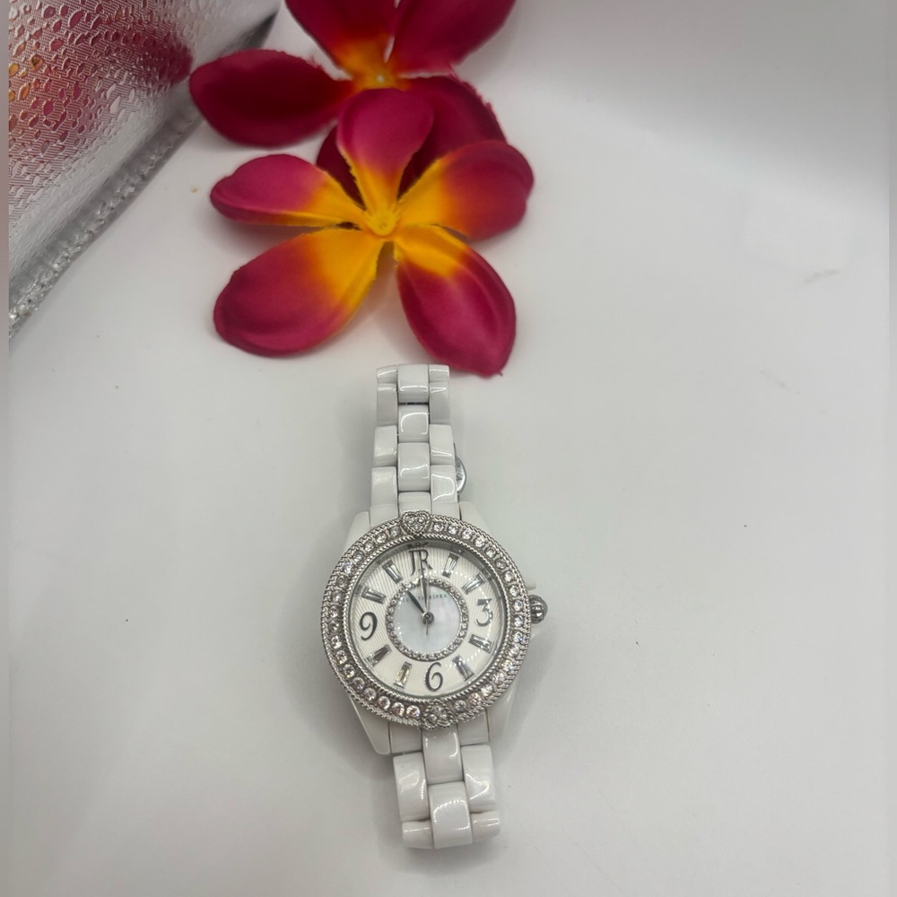 JUDITH RIPKA Ceramic & Stainless Steel Diamonique Watch - Picture 4 of 9